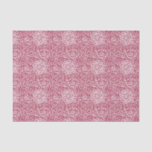 Blauer Spitze-Blumen-Musterhintergrund Seidenpapier