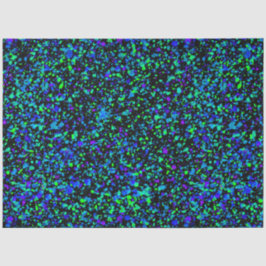 Blauer Spritzer - Gewebepapier Seidenpapier