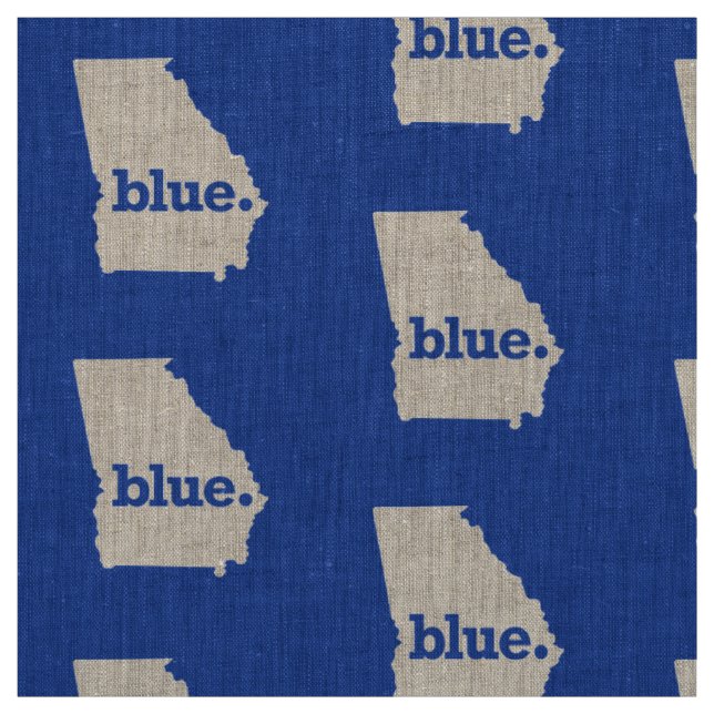 BLAUER STAAT GEORGIEN STOFF (Muster)