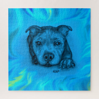 Blauer Staffy Welpe