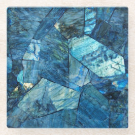 Blauer Stein-Bruch-Glas-Untersetzer Glasuntersetzer