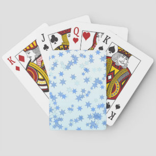 Blauer Stern Design Spielkarten
