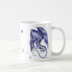 Blauer Stern-Drache-Tasse Kaffeetasse