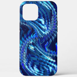 Blauer Stern mit Zickzackstrichen Case-Mate iPhone Hülle