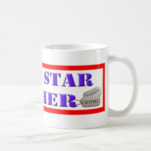 Blauer Stern-Mutter - 2 Sterne Kaffeetasse