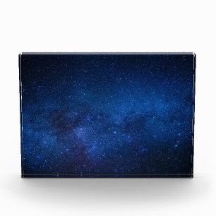 Blauer Sternenhimmel   Zazzle_Growshop. Fotoblock