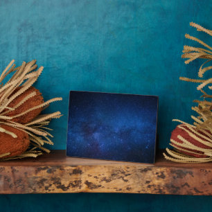 Blauer Sternenhimmel   Zazzle_Growshop. Fotoplatte