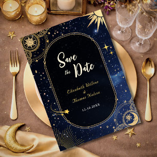 Blauer Sternschnuppe Himmelhochzeit von Sonne und  Save The Date