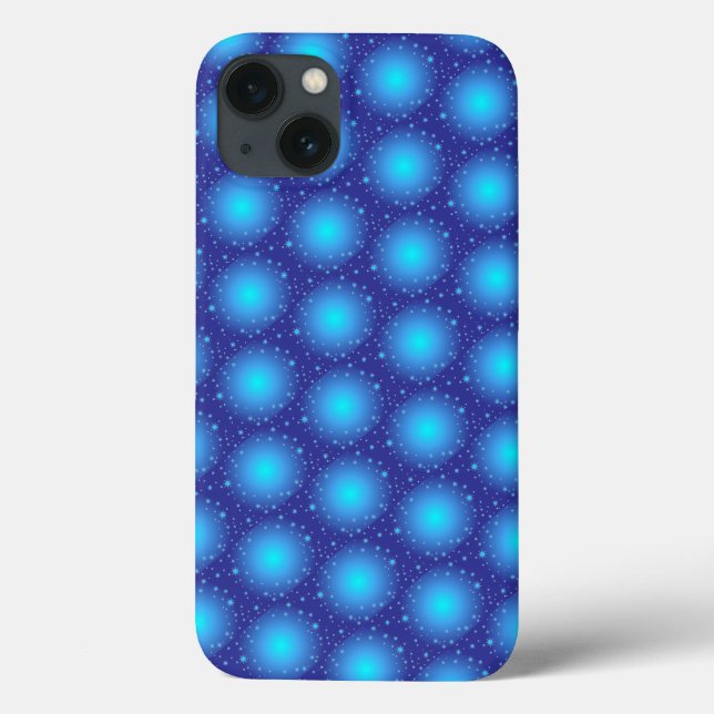 Blauer Stil Case-Mate iPhone Hülle (Rückseite)