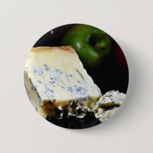 Blauer Stilton Käse Button