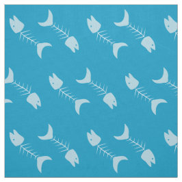 Blauer Stoff für Fischknochen
