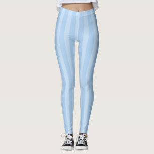 Blauer Streifen 80er Übungen Halloween Kostüm Ch Leggings