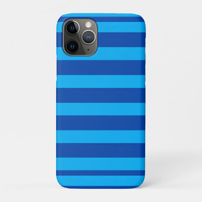 Blauer Streifen Case-Mate iPhone Hülle (Rückseite)