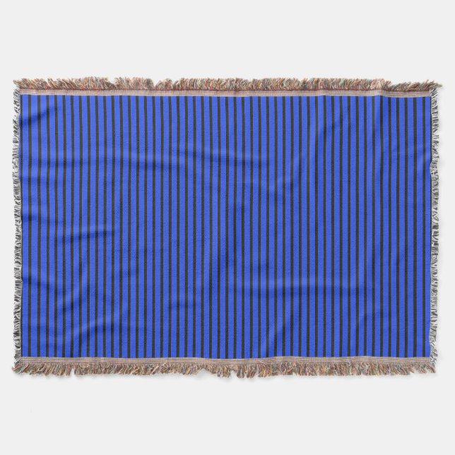 Blauer Streifen Decke (Vorderseite)