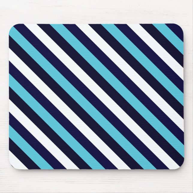 Blauer Streifen Mousepad (Vorne)