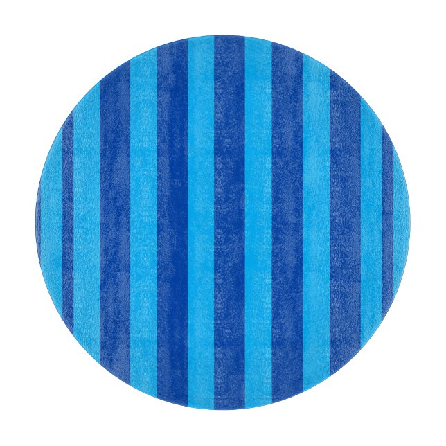 Blauer Streifen Schneidebrett (Vorderseite)