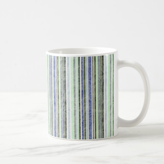 Blauer Streifen-Tasse Kaffeetasse (Rechts)