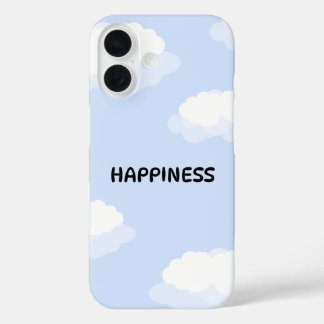 Blauer süßer Telefon-Schutz iPhone 16 Hülle