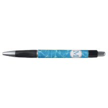 Blauer Swim Team Pool Blue Water Monogram