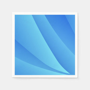 Blauer Swirl Serviette