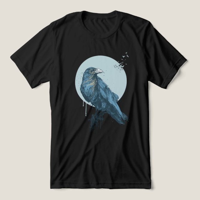 Blauer T - Shirt (Design Vorderseite)