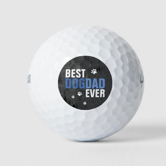 Blauer Tag des Vaters Golfball (Vorderseite)