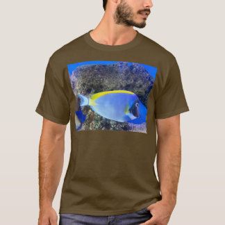 Blauer Tang Fisch T-Shirt