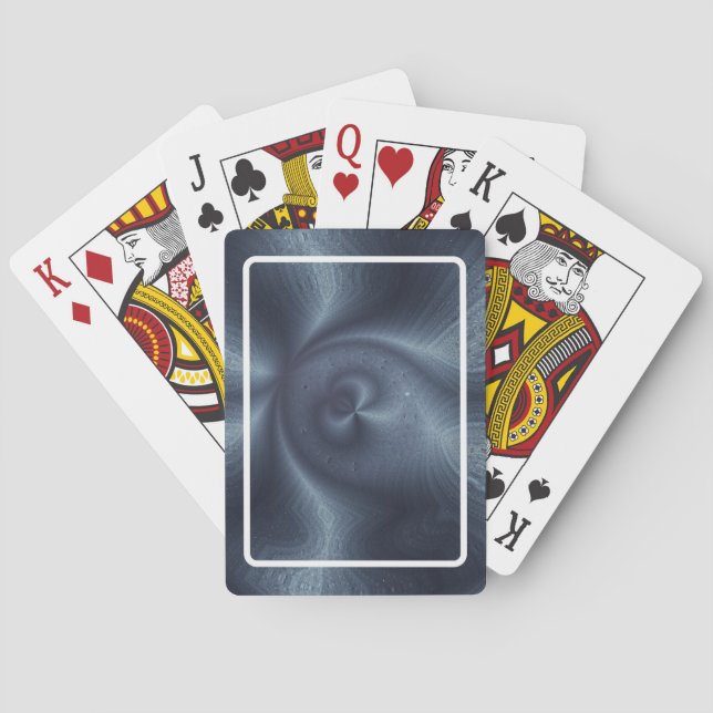 Blauer Tanz Spielkarten (Rückseite)