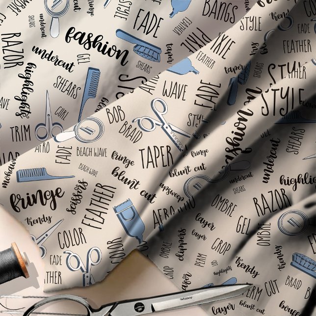 Blauer Text und Tools für Haarstil1 ID749 Stoff (Von Creator hochgeladen)