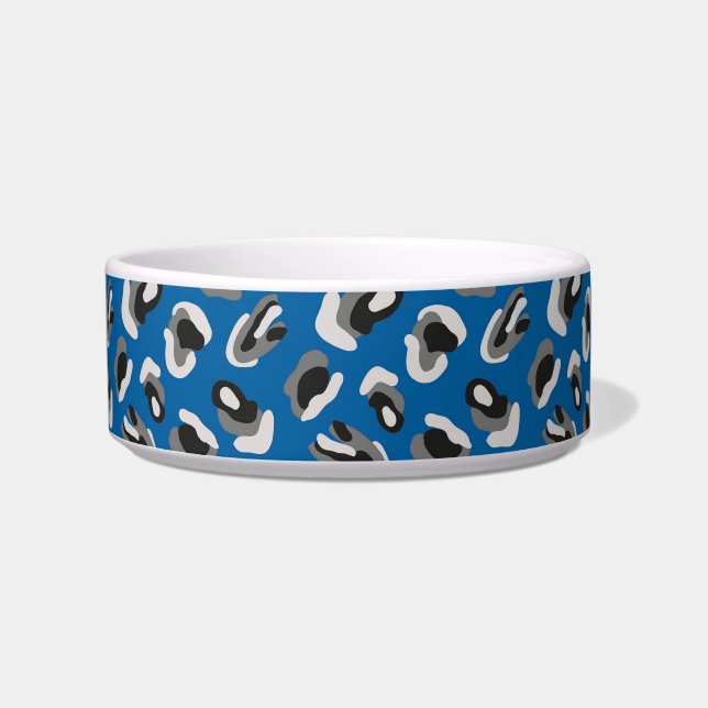 Blauer Tierdruck/Camouflage Napf (Vorderseite)