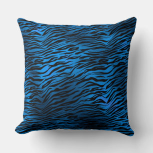 Blauer Tiger Druck Wurfkissen Kissen