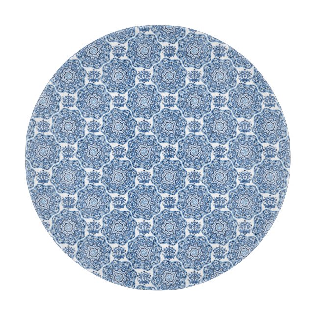 Blauer Ton Schneidebrett (Vorderseite)