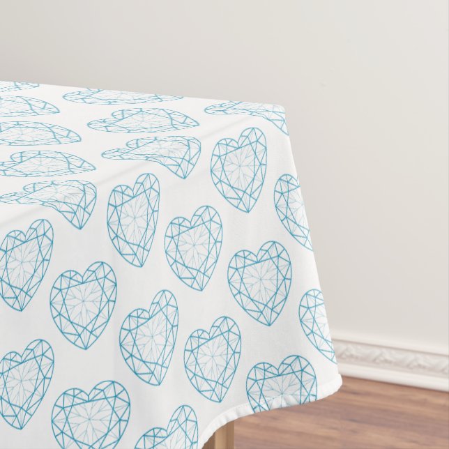 Blauer Topaz-Edelsteine Tischdecke (Beispiel)