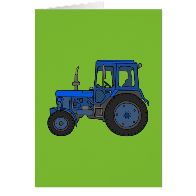 Blauer Traktor (Vorne)