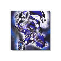 Blauer Traum. Abstrakt