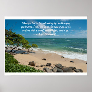 Blauer Traum des Himmels Poster