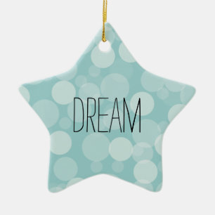Blauer Traum Keramik Ornament