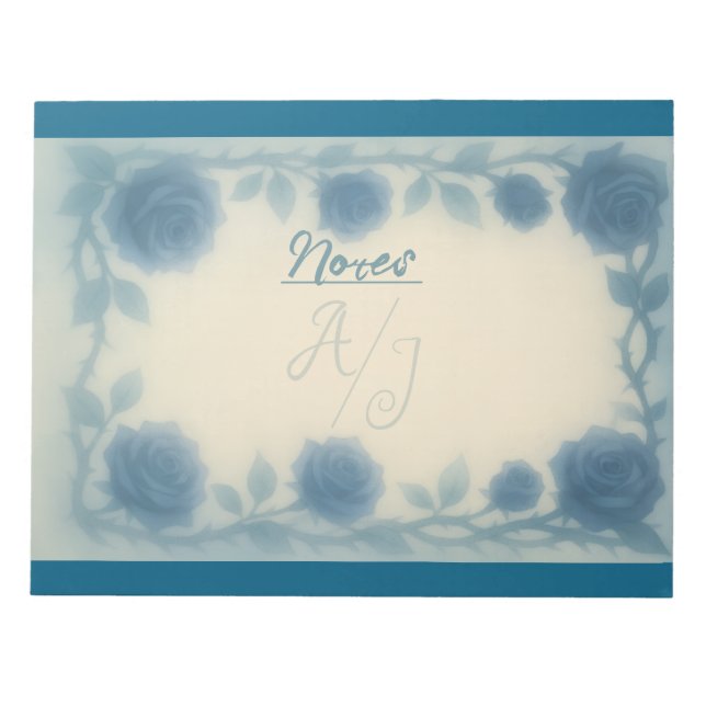 Blauer Traum Notizblock (Vorderseite)