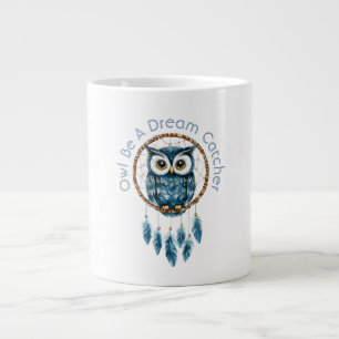 Blauer Traumfänger Jumbo-Tasse