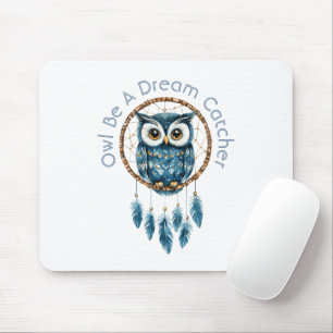 Blauer Traumfänger Mousepad