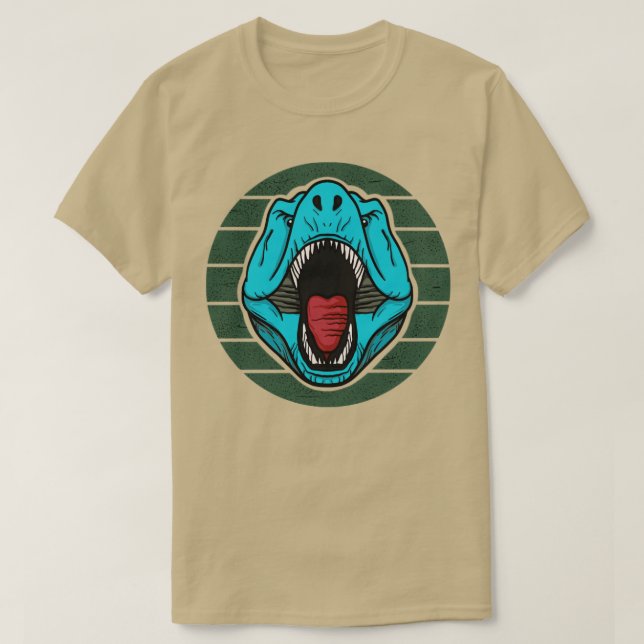 Blauer TRex T-Shirt (Design vorne)