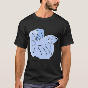 Blauer Tropischer Fischx T-Shirt
