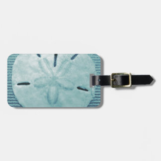 Blauer Turq Sand-Dollar Gepäckanhänger