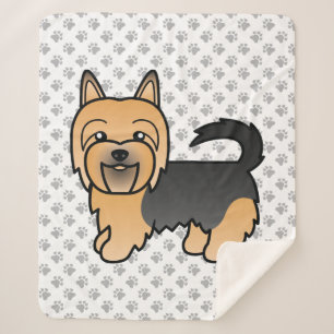 Blauer und brauner australischer Terrier süßer Car Sherpadecke