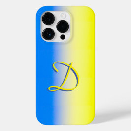 Blauer und gelber Farbverlauf Ukraine Inspiriert M Case-Mate iPhone 14 Pro Hülle