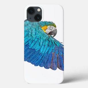 Blauer und gelber Makaw Case-Mate iPhone Hülle