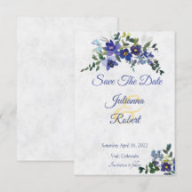 Blauer und gelber Wasserfarbenfroh