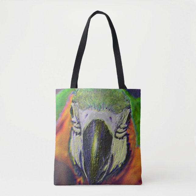 Blauer und goldener Schmutz Tasche (Vorderseite)