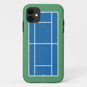 Blauer und grüner Tennisplatz stört Stil Case-Mate iPhone Hülle
