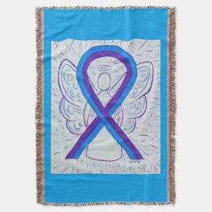 Blauer und Lila Bekanntheitsgrad - Engel-Blanken Decke